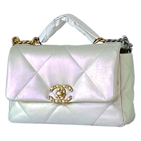 chanel iridescent|iridescent Chanel 19 bag.